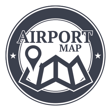 airport map logo
