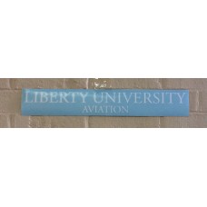 Liberty University Aviation Car Decal
